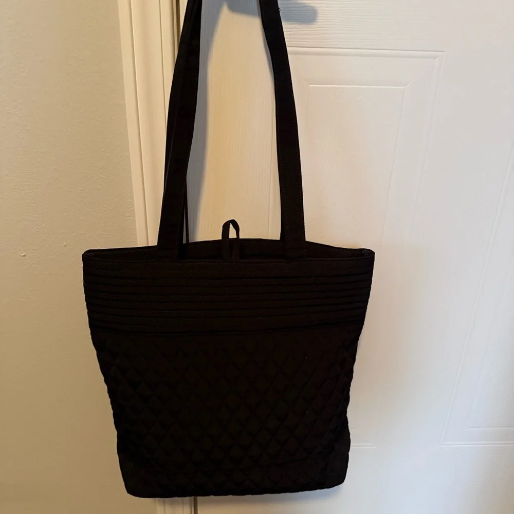 Vera Bradley Elegant Black Tote - Picture 2 of 5